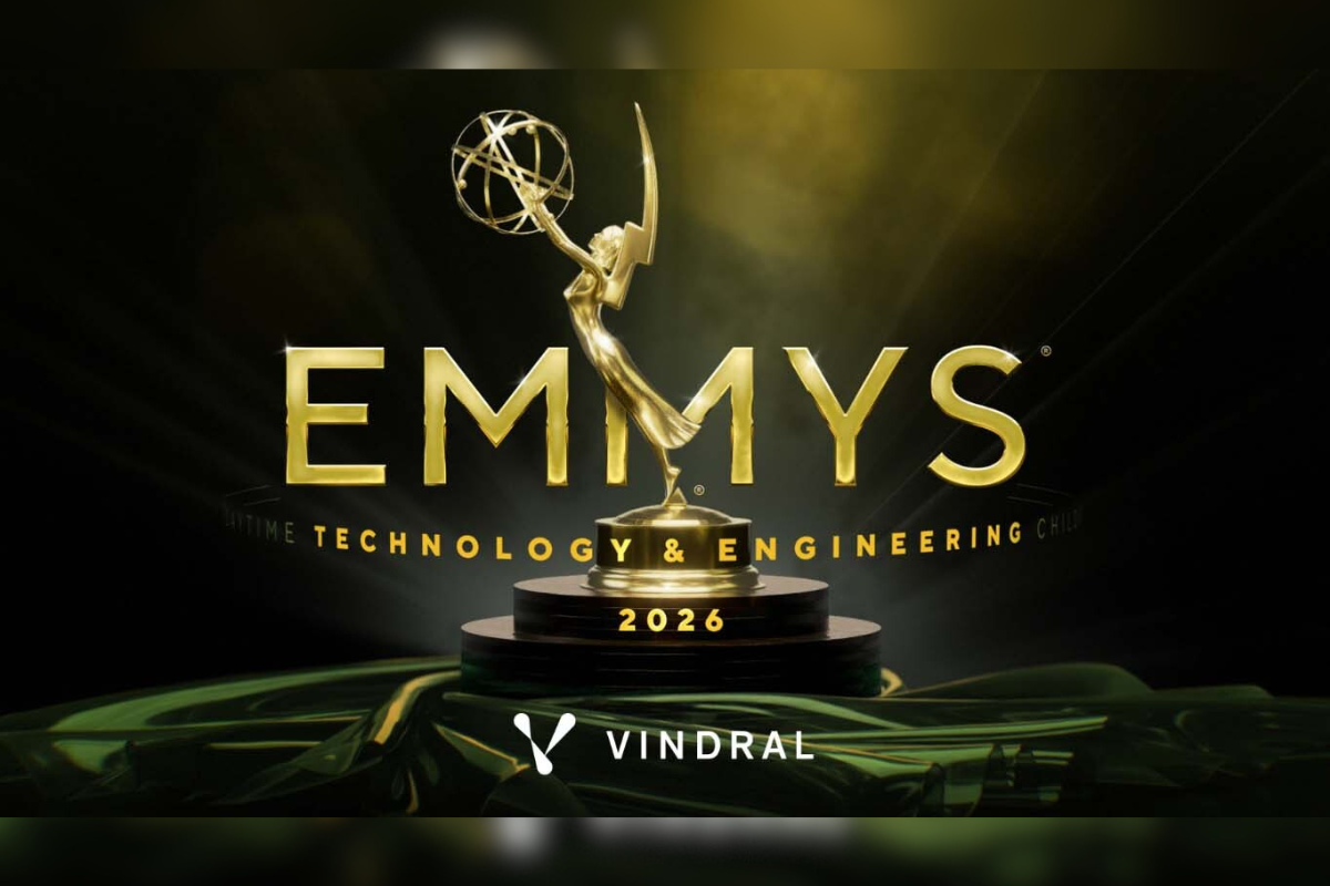 Vindral wins 2026 Technology & Engineering Emmy for remote monitoring tech