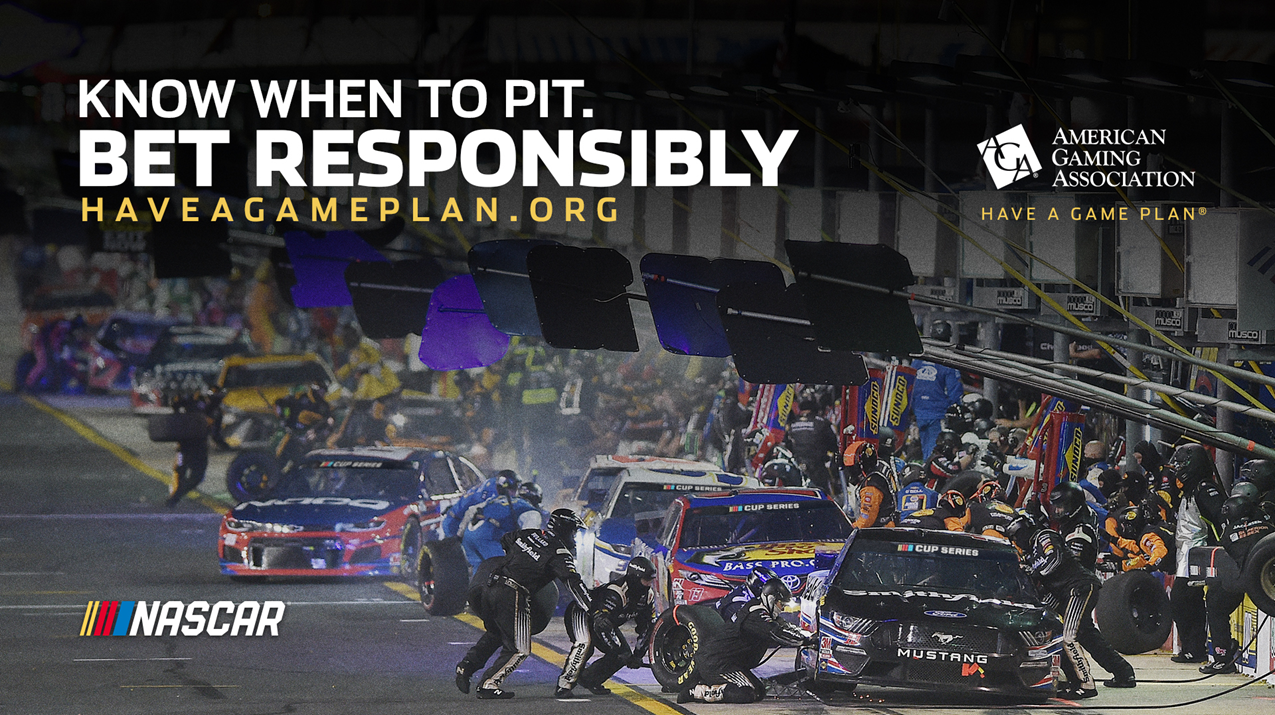 NASCAR Becomes First League Partner of AGA’s Have a Game Plan.® Bet Responsibly. Campaign