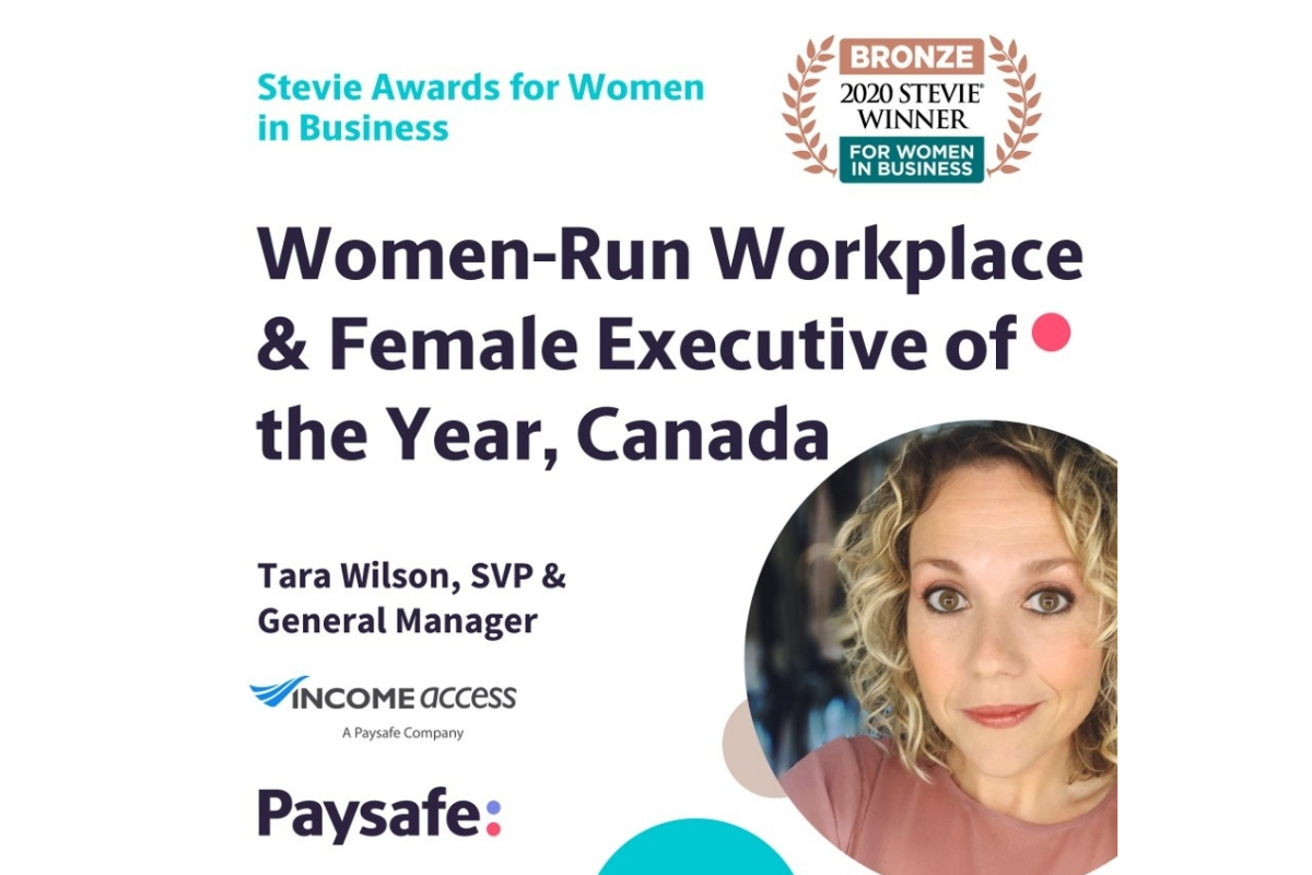 Income Access Honoured with Two Bronze Stevie Awards for Women in Business