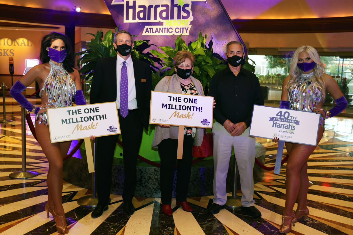 Caesars Entertainment Atlantic City Reaches Milestone of Distributing One Million Masks to its Employees and Customers