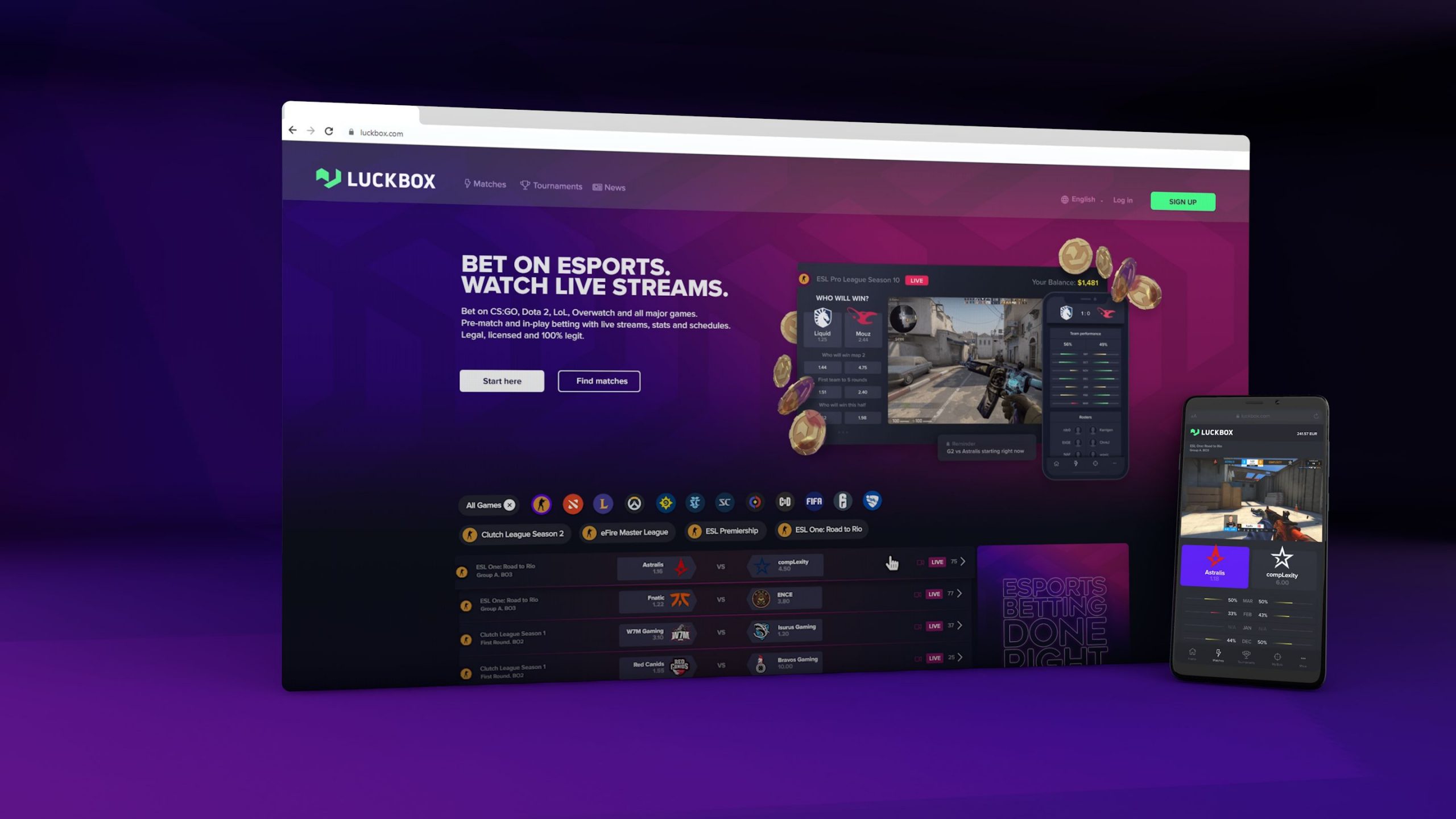 Luckbox team celebrate with TSXV trading set to start today