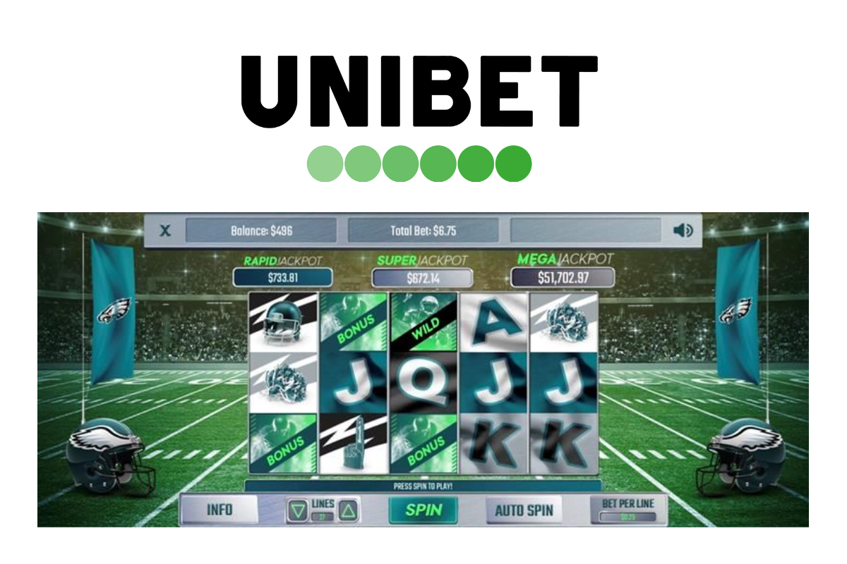 Kindred Group - Unibet launches Eagles Online Slot - first ever professional sports themed slot in the US