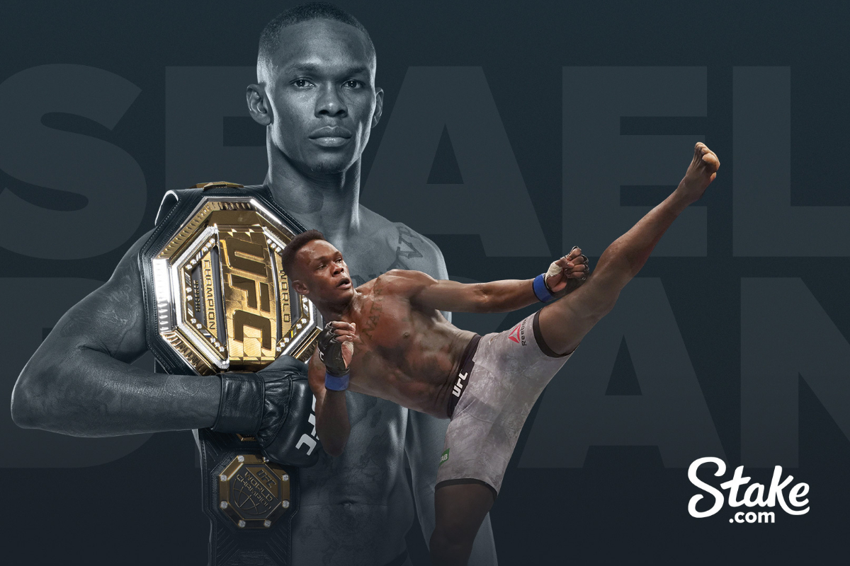 UFC CHAMPION ISRAEL ADESANYA SIGNS AMBASSADOR DEAL WITH STAKE.COM