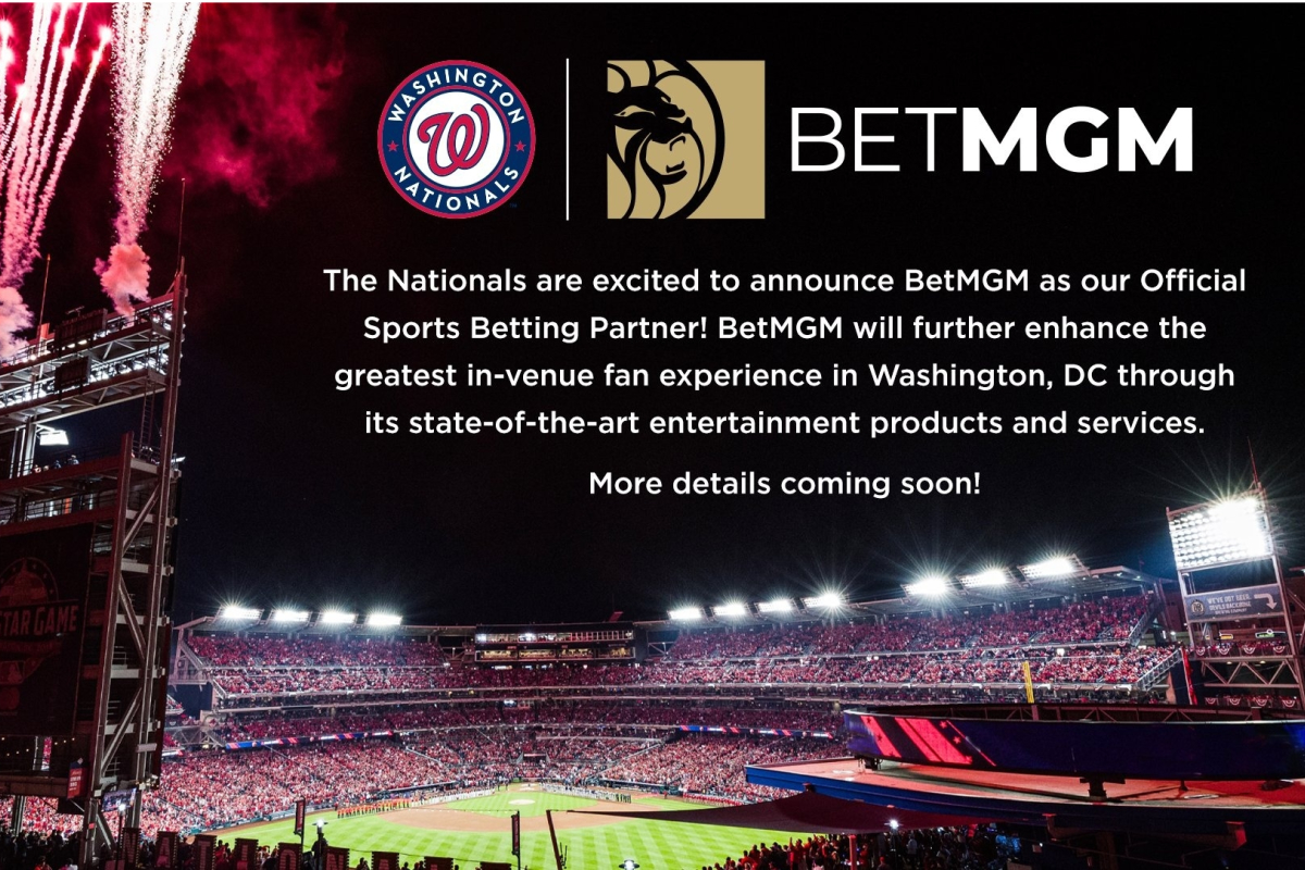 Washington Nationals and BetMGM Announce Exclusive Multi-Year Partnership