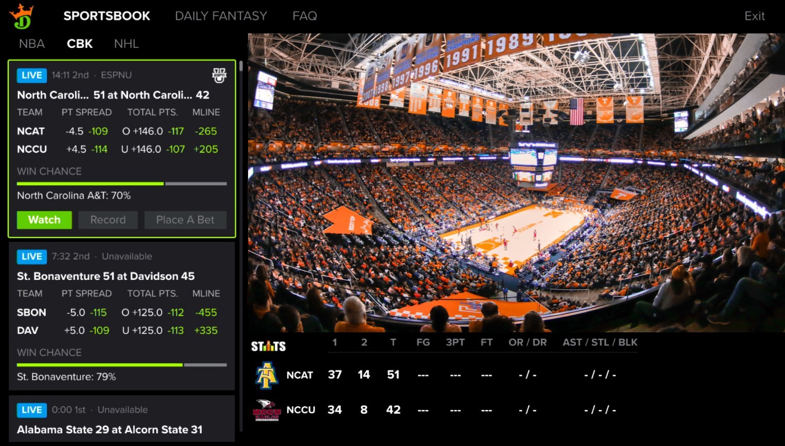 DISH and DraftKings Introduce First-of-Its-Kind App Integration
