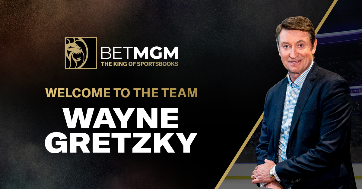 BetMGM Partners with Hockey Legend Wayne Gretzky on Multi-Year Brand Ambassador Deal