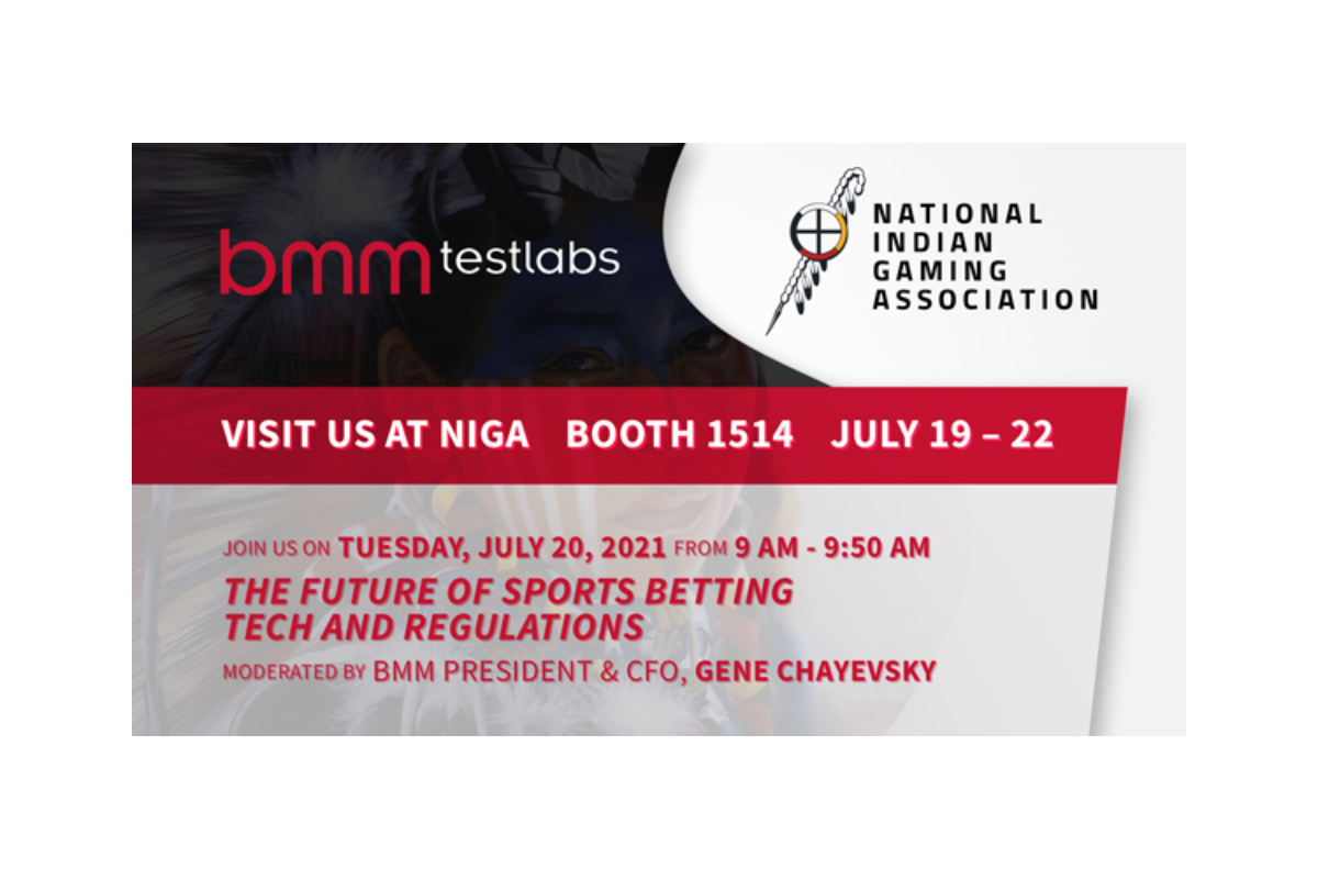 BMM Testlabs set to exhibit at NIGA 2021 in Las Vegas