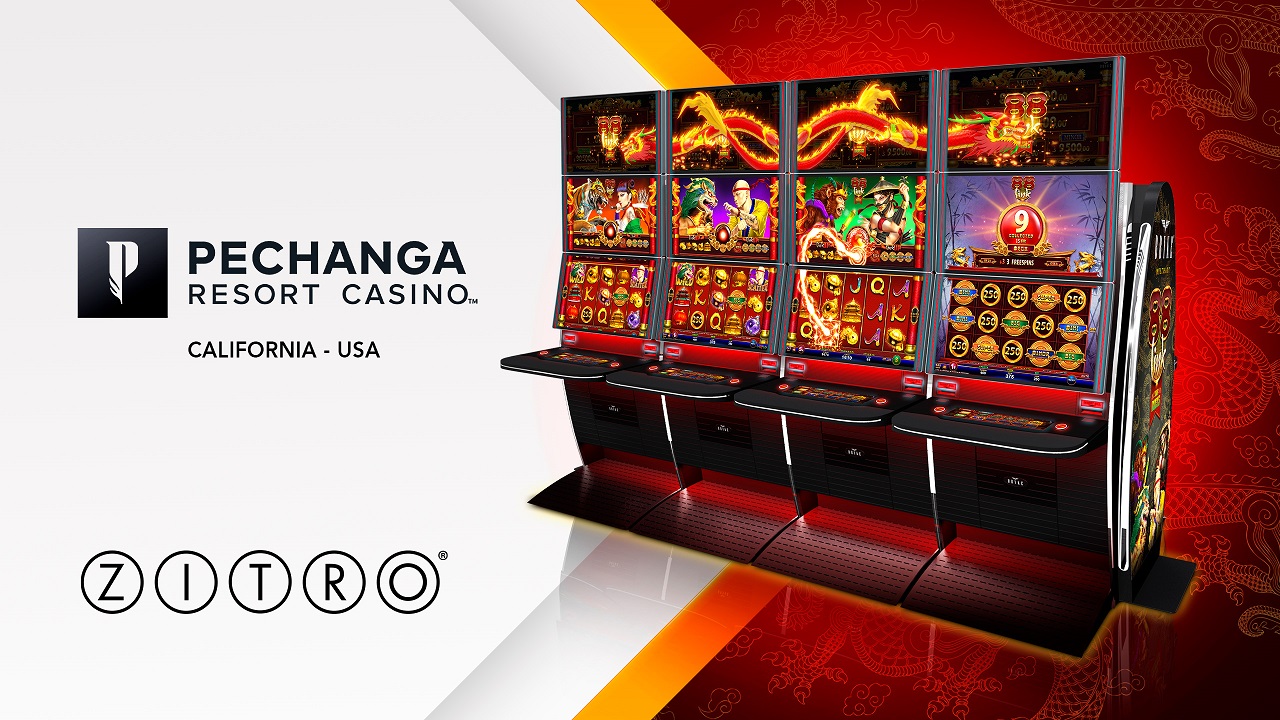 Pechanga Resort Casino To Be First In California To Install Zitro’s Award-Winning “88 Link” 5 Level Progressive Video Slot