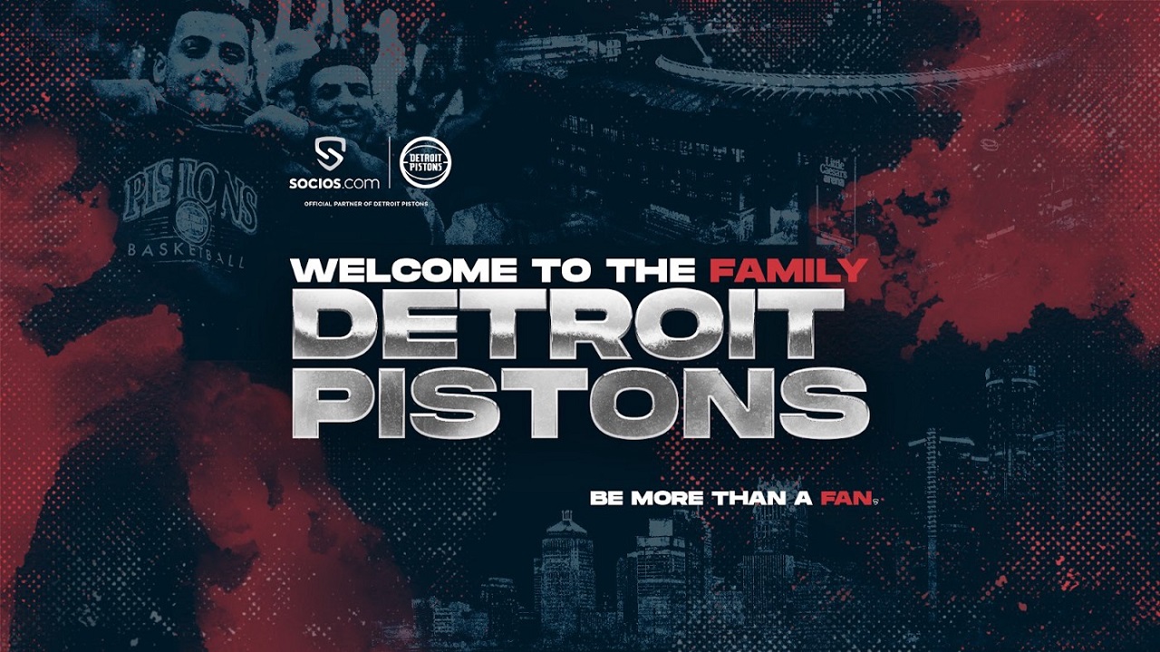 Detroit Pistons Join Socios.Com’s Global Fan Engagement Network