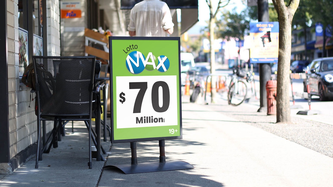 Jackpot! Burnaby Lotto Max Ticket Wins Largest Prize Ever Drawn in B.C.: $70-Million