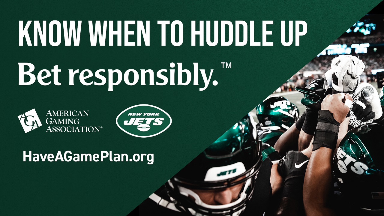 New York Jets Join AGA’s Have A Game Plan.® Bet Responsibly.™ Campaign