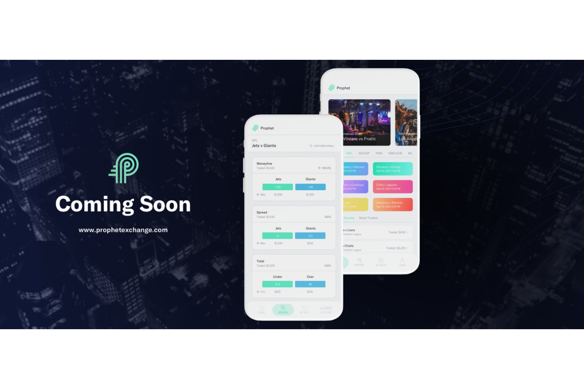 PROPHET LAUNCHES PRE-REGISTRATION FOR FIRST PURE PEER-TO-PEER SPORTS BETTING EXCHANGE