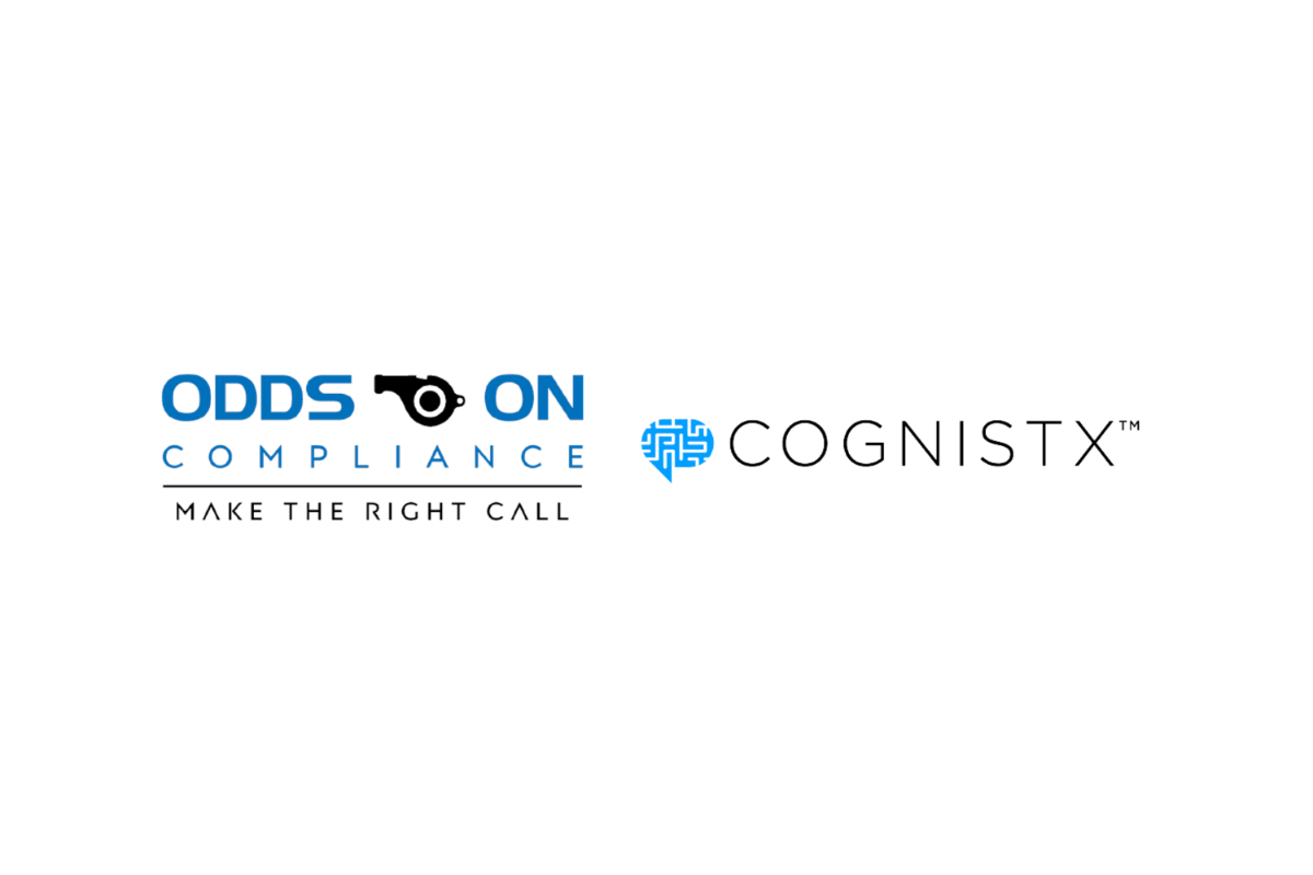 ODDS ON COMPLIANCE PARTNERS WITH LEADING ARTIFICIAL INTELLIGENCE COMPANY COGNISTX