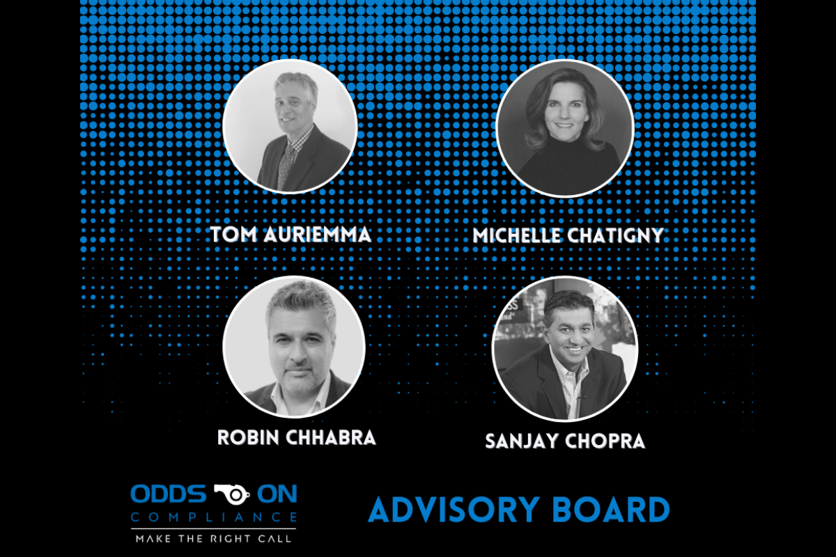 ODDS ON COMPLIANCE UNVEILS GAMBLING AND TECHNOLOGY INDUSTRY ALL-STAR ADVISORY BOARD