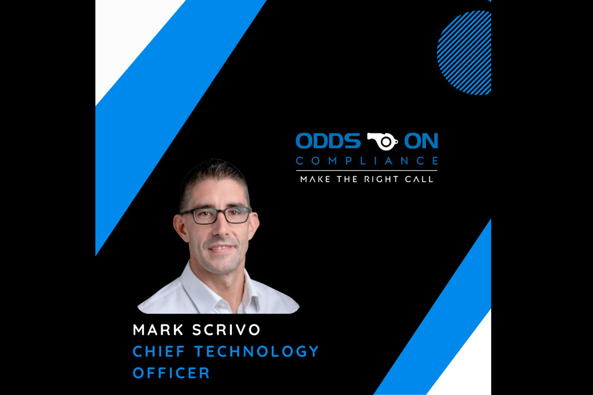 ODDS ON COMPLIANCE ANNOUNCES MARK SCRIVO AS CHIEF TECHNOLOGY OFFICER