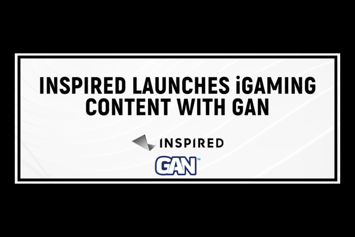 INSPIRED LAUNCHES IGAMING CONTENT WITH GAN