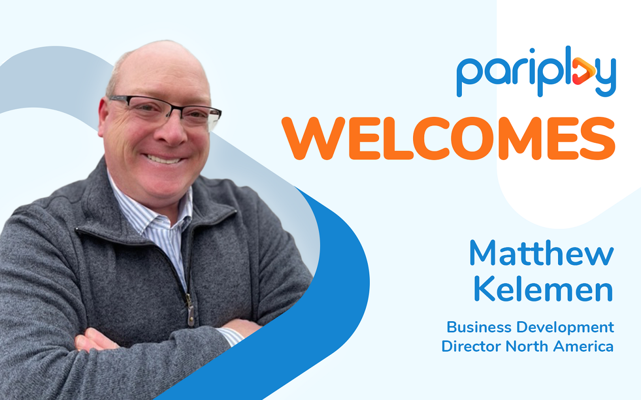 Pariplay appoints first dedicated US team member with Matthew Kelemen joining as Business Development Director