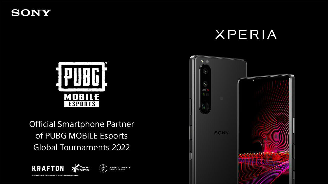 PUBG MOBILE ESPORTS ANNOUNCES SONY’S XPERIA™ AS OFFICIAL SMARTPHONE PARTNER FOR GLOBAL TOURNAMENTS IN 2022