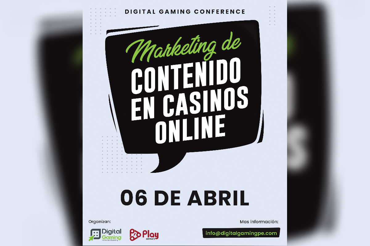 Virtual event: Content Marketing in Online Casinos in Perú from Digital Gaming