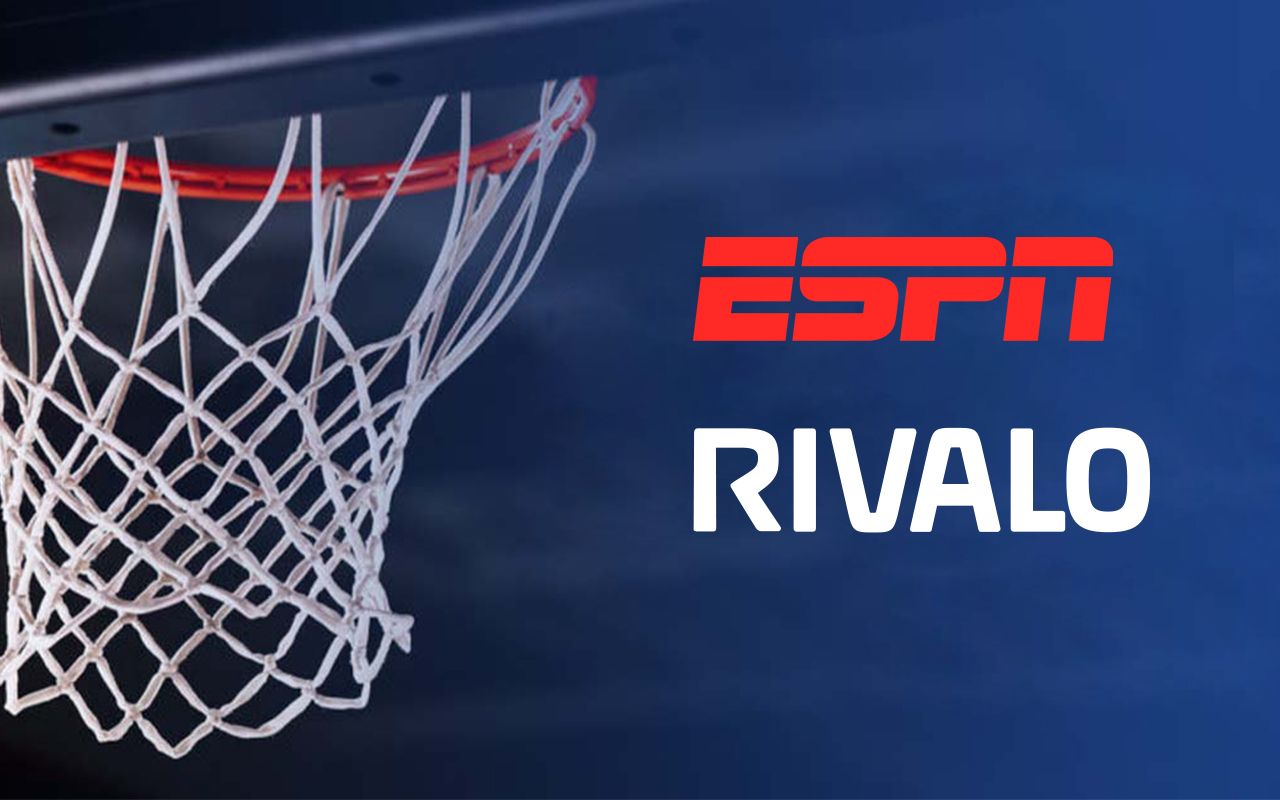 Rivalo partners with ESPN and will be present at the breaks of the network's main basketball broadcast