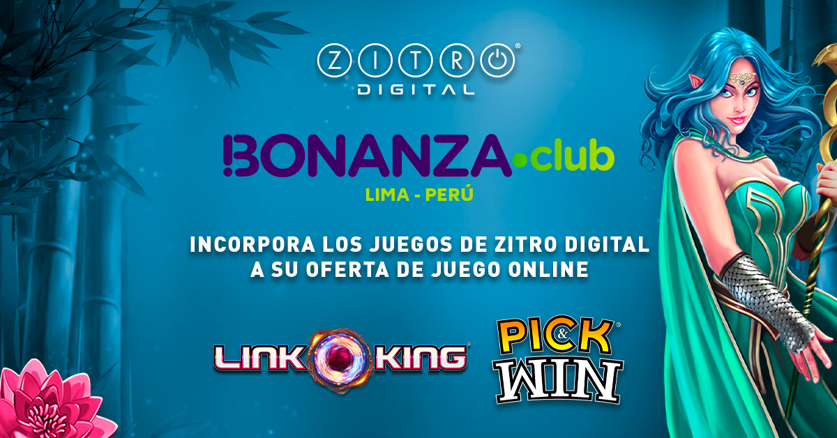 BONANZA GROUP OPTS FOR ZITRO DIGITAL GAMES FOR ITS ONLINE PLATFORM
