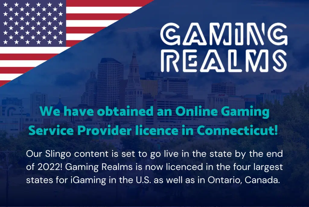 Gaming Realms Granted Licence in Connecticut