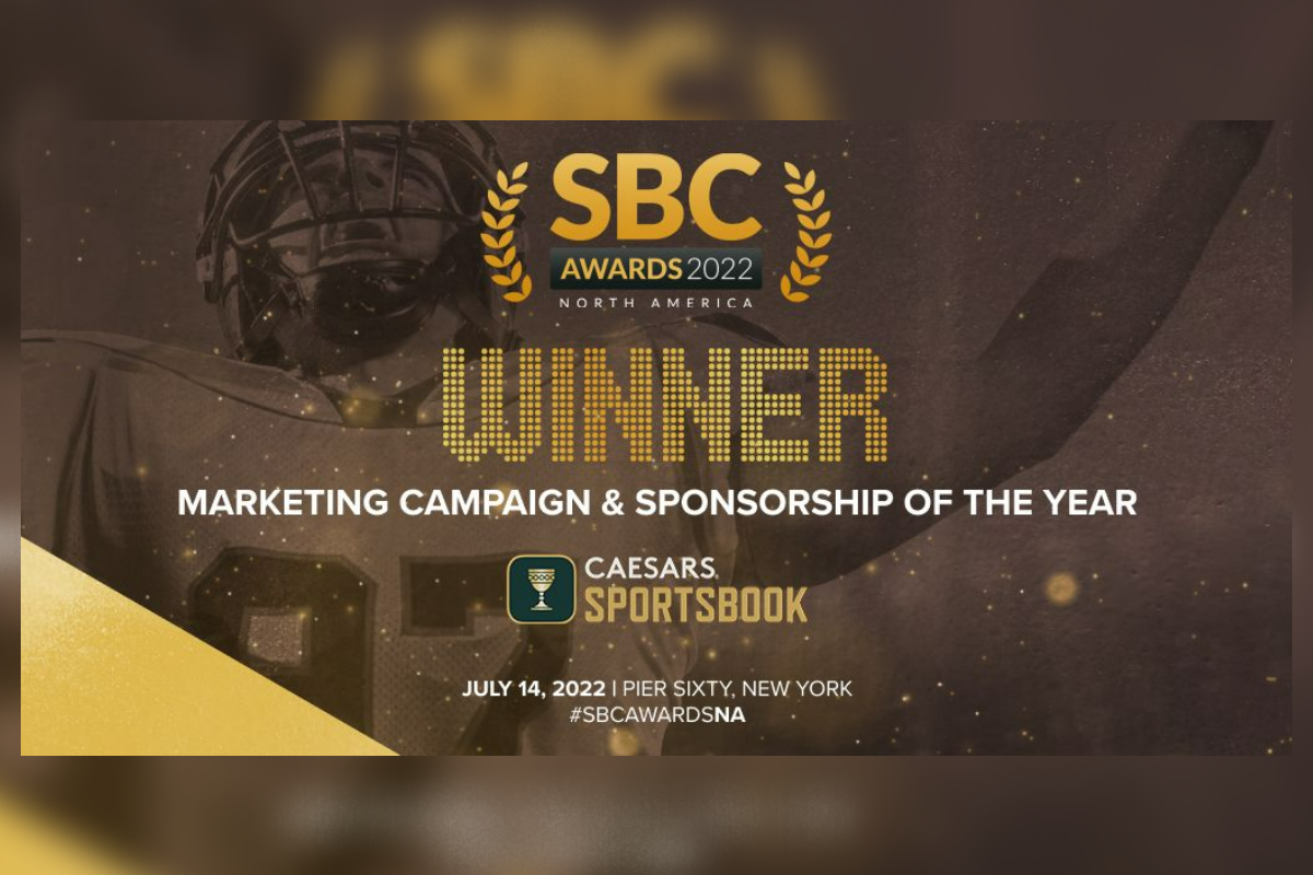 CAESARS SPORTSBOOK WINS MARKETING CAMPAIGN & SPONSORSHIP OF THE YEAR AT ...