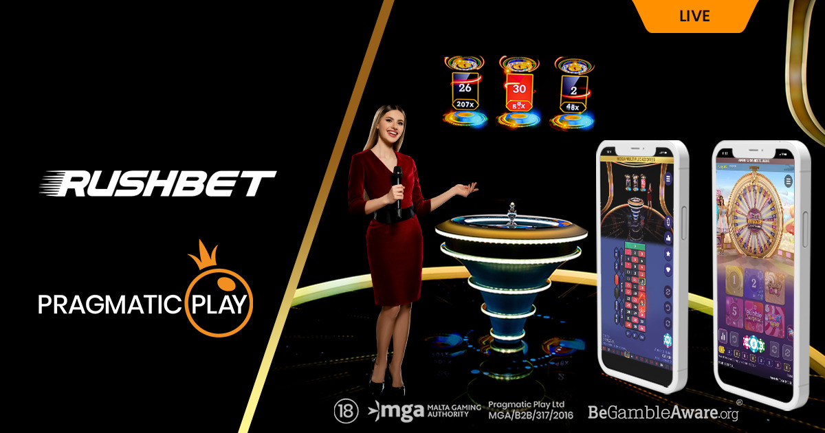 PRAGMATIC PLAY’S LIVE CASINO VERTICAL GOES LIVE WITH RSI’S RUSHBET BRAND IN COLOMBIA