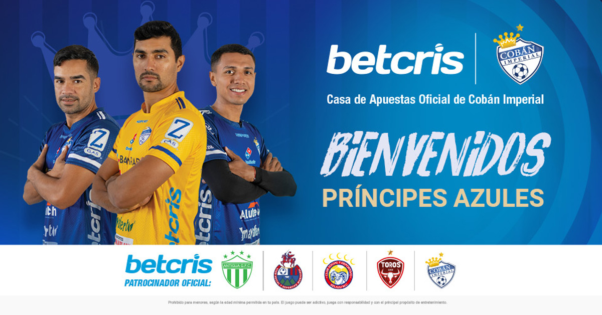 Betcris signs sponsorship with CSD Cobán Imperial in Guatemala