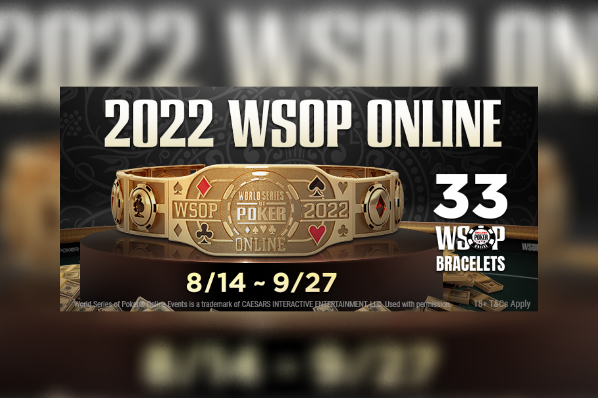 WSOP Online Returns August 14 - October 18