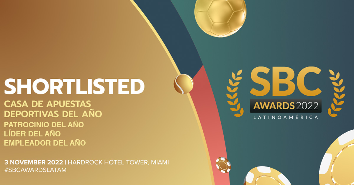 Betcris shortlisted in four 2022 SBC Awards Latinoamérica Awards categories