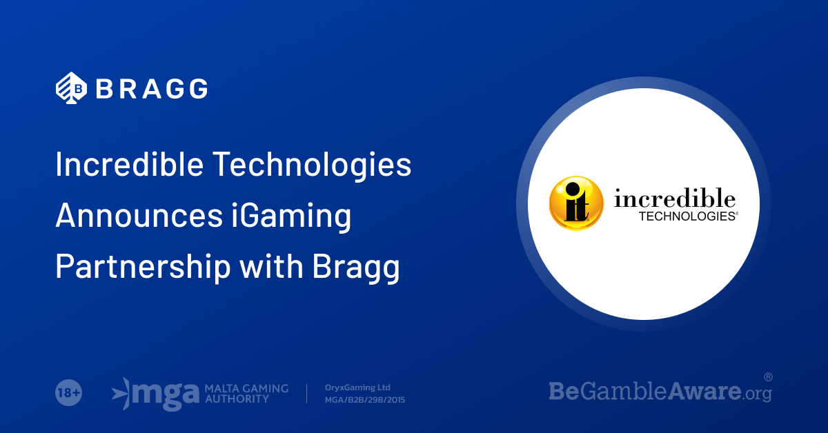 Incredible Technologies Announces iGaming Partnership with Bragg Gaming Group