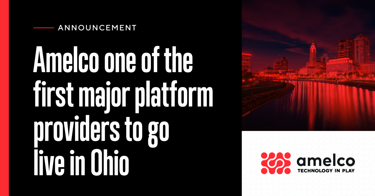 Amelco one of first major platform providers to go live in Ohio