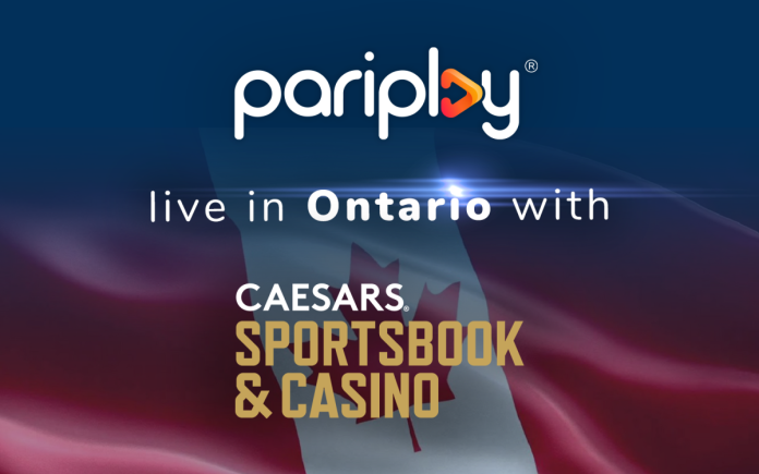Pariplay® expands into Ontario through Caesars Sportsbook & Casino partnership