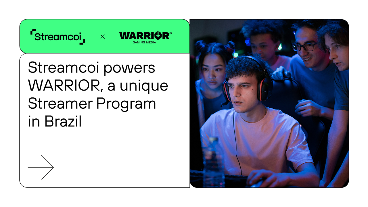 Top Brazilian streamers join WARRIOR, a huge streamer program powered by Streamcoi