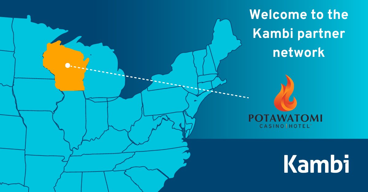 Kambi Group Signs Multi-channel Sportsbook Partnership with Potawatomi Casinos & Hotels in Wisconsin