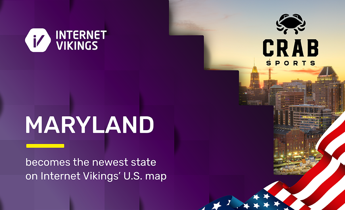 Crab Sports Partners with Internet Vikings in Newly Launched State of Maryland