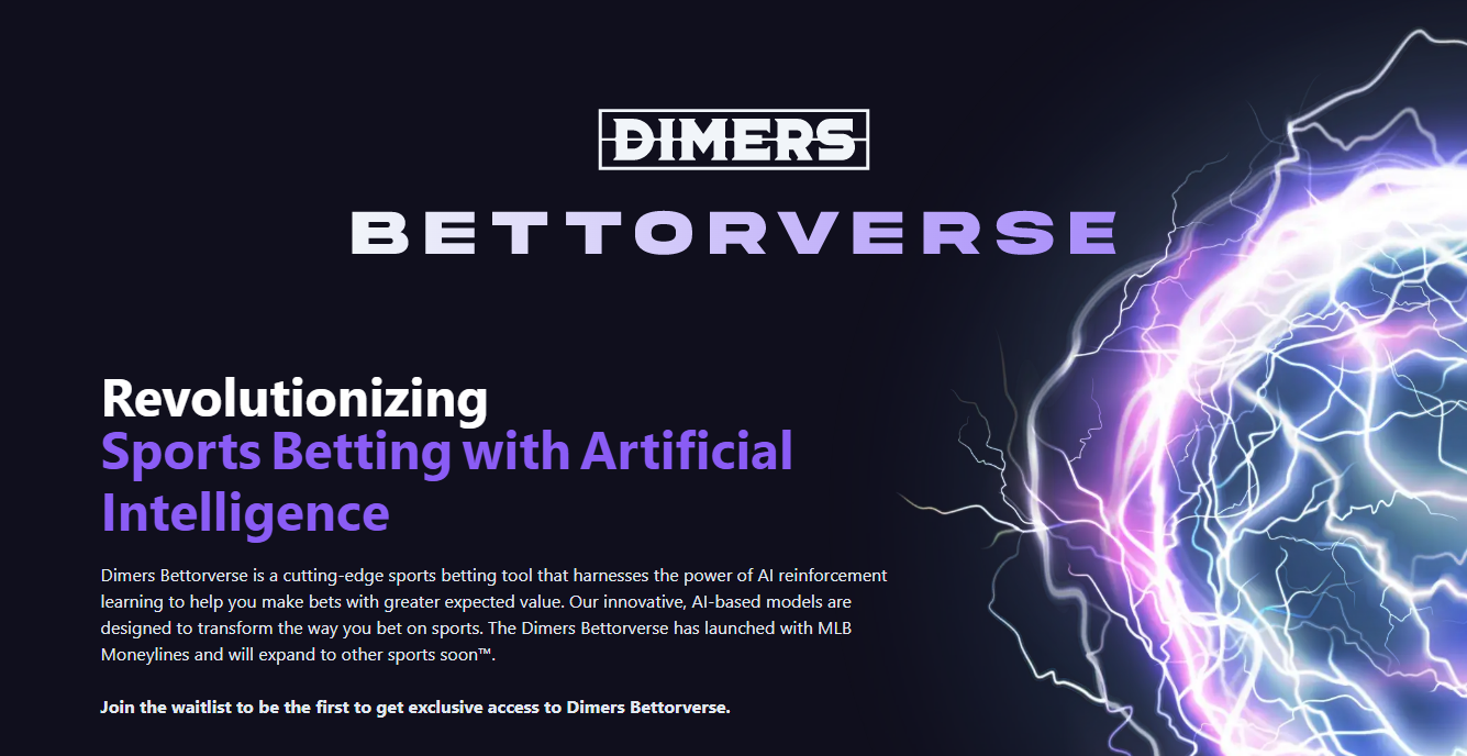 Dimers.com Launches AI-Powered Sports Betting Model Bettorverse