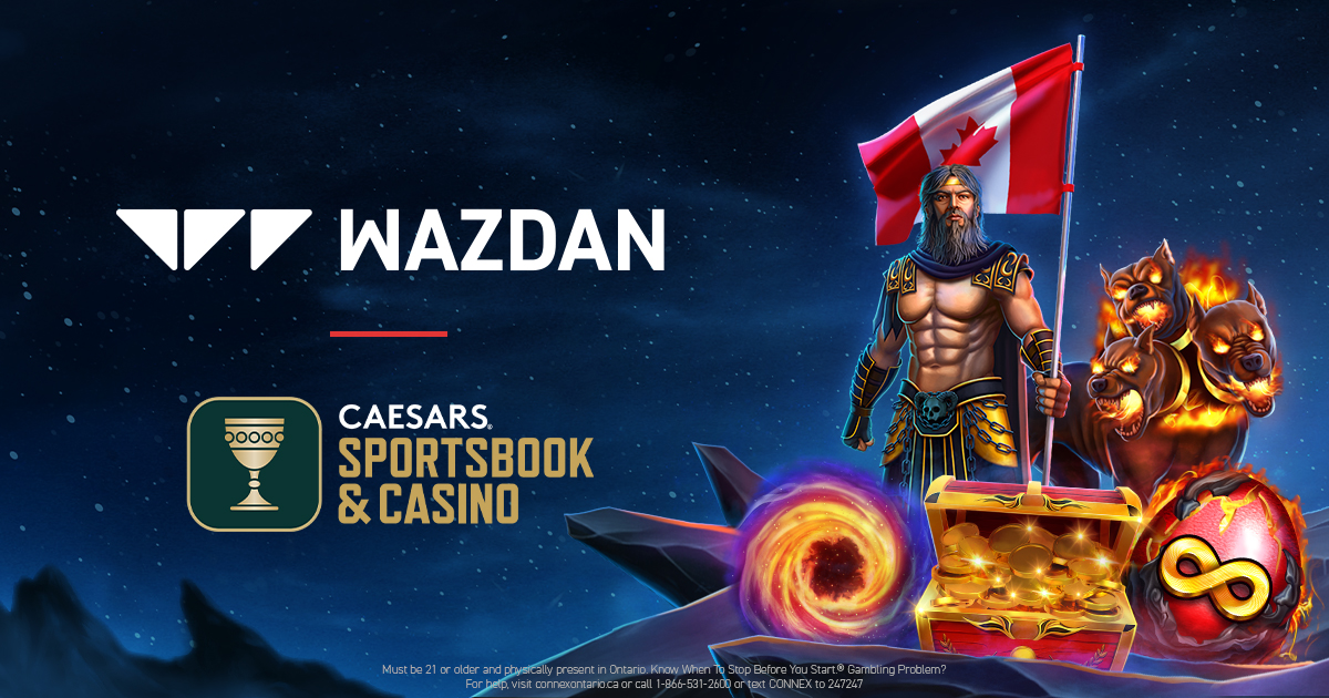 Wazdan expands Ontario footprint with Caesars Sportsbook & Casino partnership