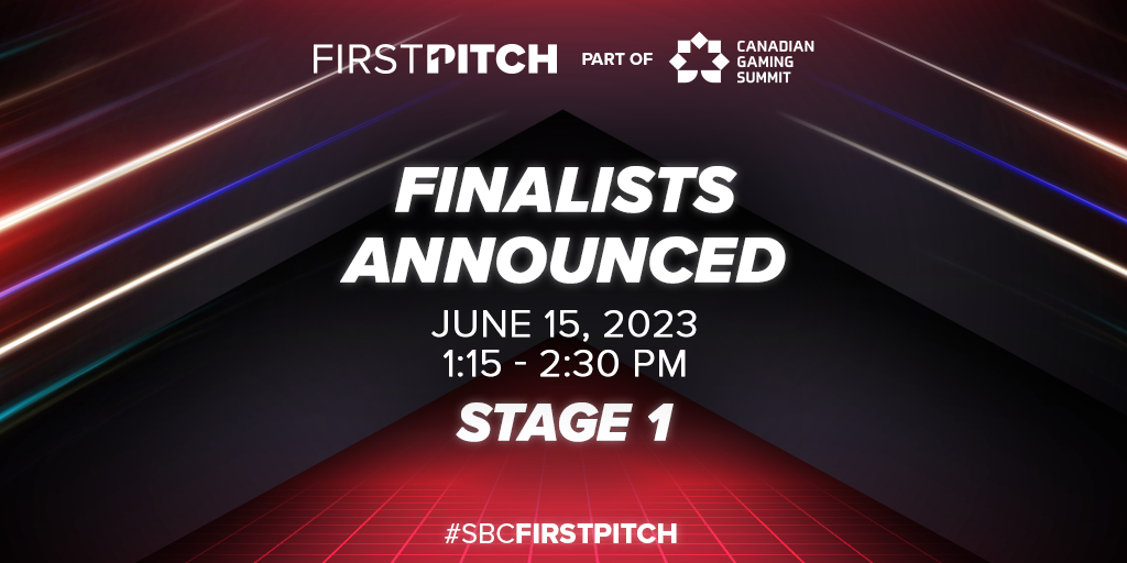 SBC Unveiled Finalists for Inaugural Canadian Gaming Summit First Pitch Startup Competition
