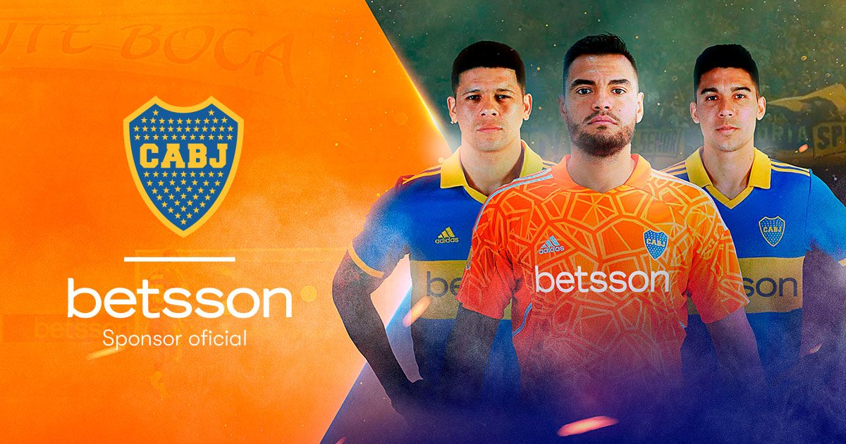 Betsson Becomes Principal Shirt Sponsor of Boca Juniors