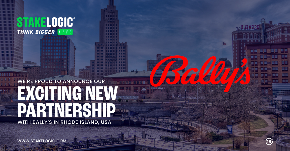 STAKELOGIC LIVE INKS MULTI-YEAR LIVE DEALER AGREEMENT WITH BALLY'S CORPORATION