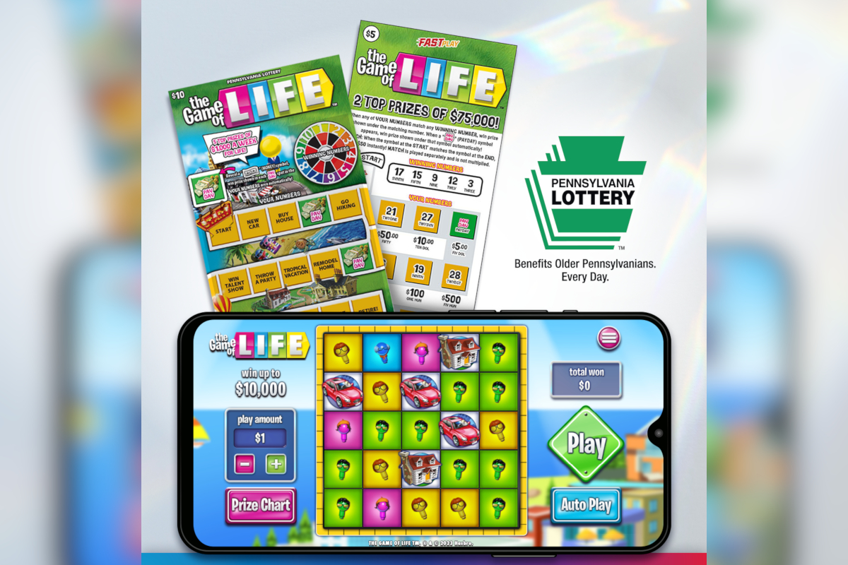 Pennsylvania Lottery - Fast Play - THE GAME OF LIFE