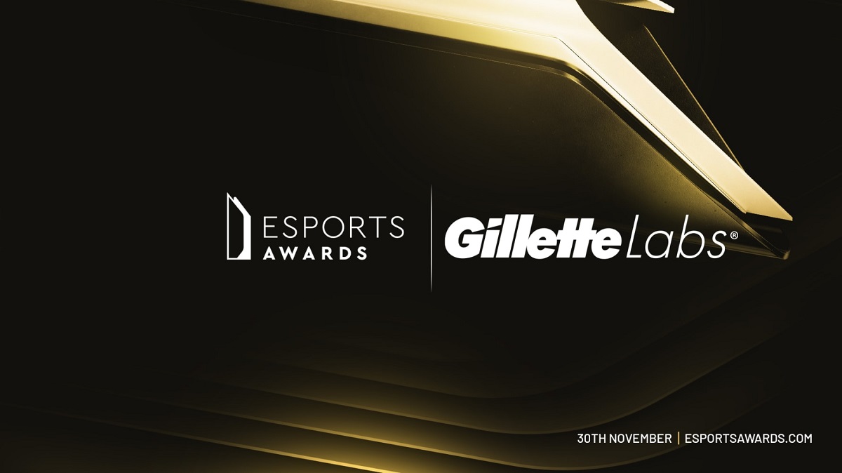 Gillette named as the Official Partner of the Esports Awards