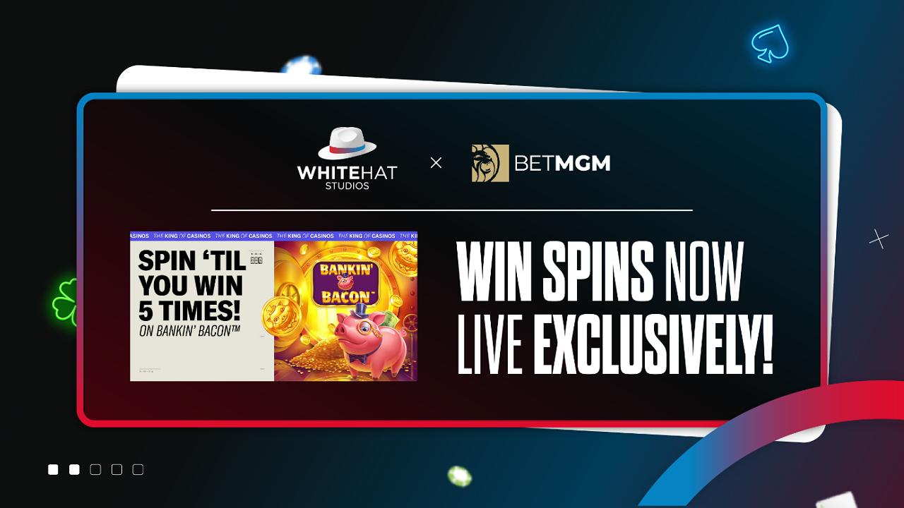 BetMGM Exclusively Launches Win Spins Promotional Offer with White Hat Studios