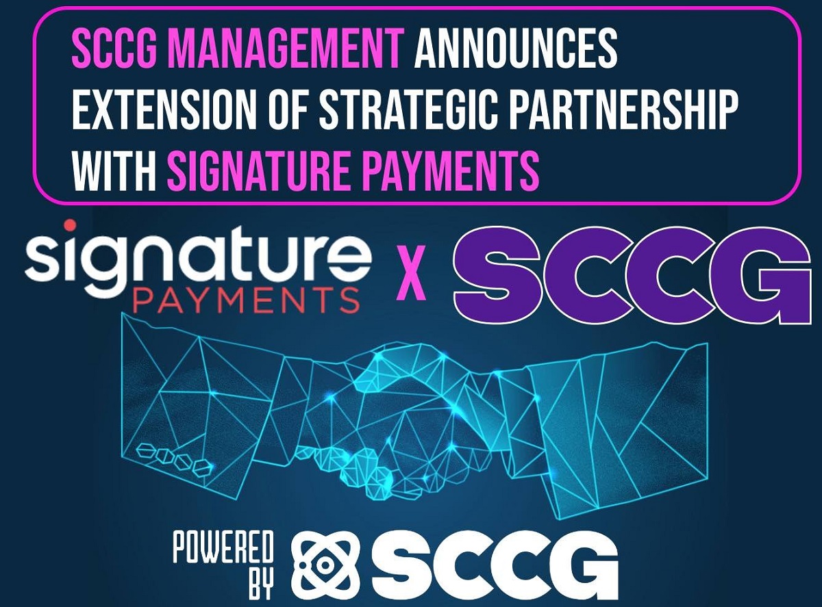 SCCG Management Announces Extension of Strategic Partnership with Signature Payments for Global Distribution of Payment Solutions