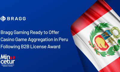 Bragg Gaming Group Secures B2B Licence to Provide Casino Game Aggregation in Peru