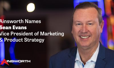 AINSWORTH NAMES SEAN EVANS VICE PRESIDENT OF MARKETING AND PRODUCT STRATEGY