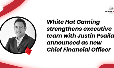 White Hat Gaming strengthens executive team with Justin Psaila announced as new Chief Financial Officer