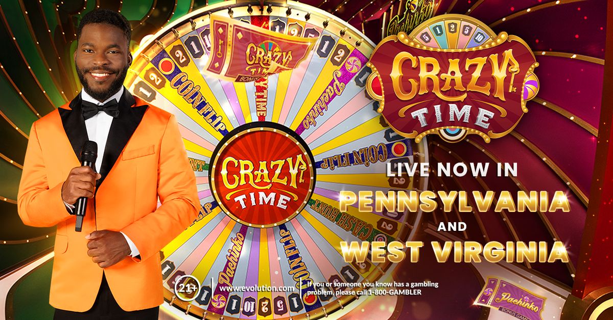 Evolution’s Crazy Time Live Game Show Launches in Pennsylvania and West Virginia